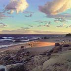 Lake Michigan 7:30 a.m.